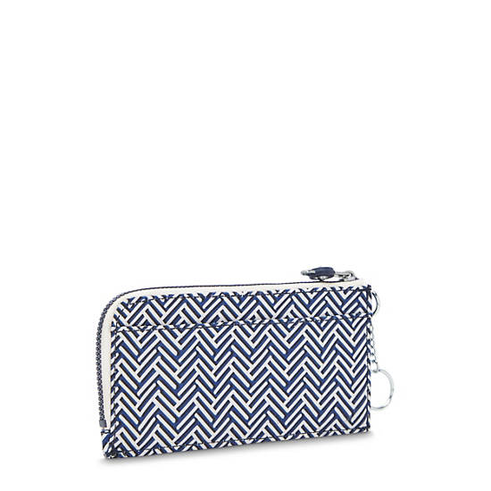 Kipling Dafni Printed Wallet Portefeuille Blauw | België 1039NW